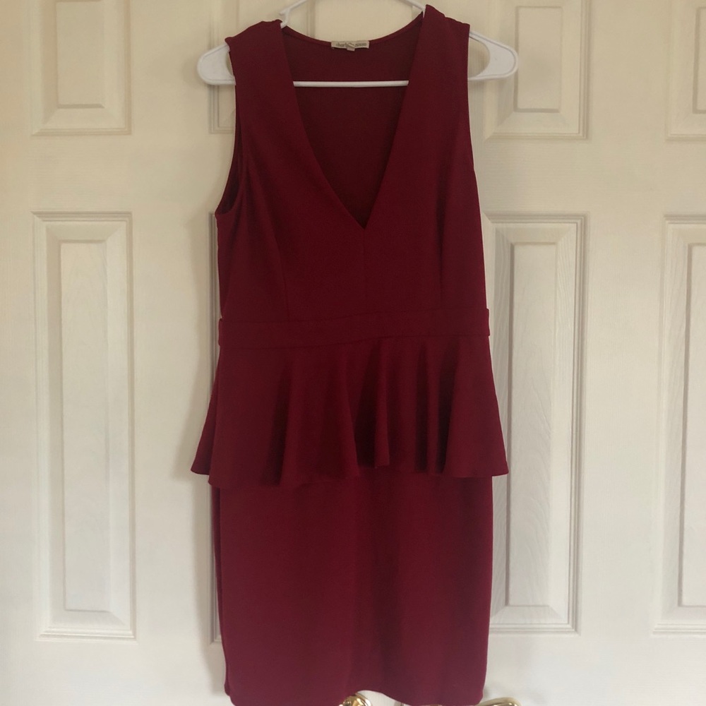 Burgundy Dress